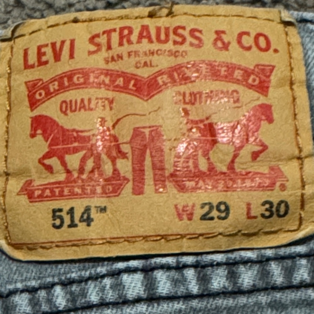 Wmns Levi’s 514 Gray Jeans-Sz tag 29x30-58% Cotton Blend-EUC - Picture 14 of 14